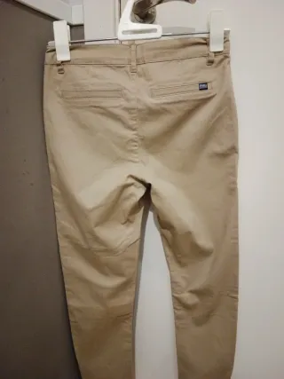 Pantalón chino niño beige Talla 10-11