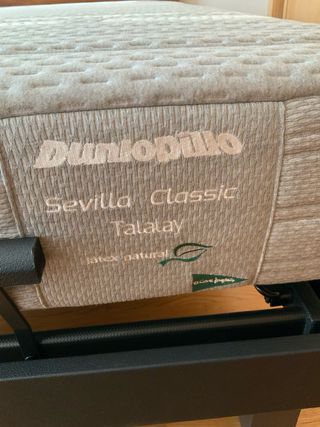 Cama articulada eléctrica wengué