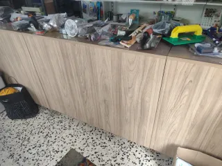 Mostradores de madera