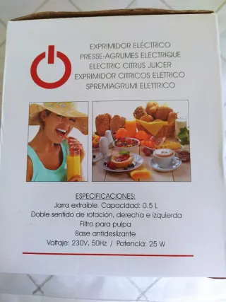 Exprimidor eléctrico Home Basic
