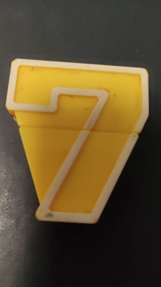 Alpha Bots Transformers Numero 7 Giallo