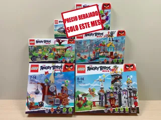 LEGO THE ANGRY BIRDS LOTE 6 SET COLECCIÓN COMPLETA