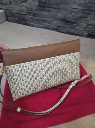 Bolsa Carolina Herrera CH Beige y Marrón