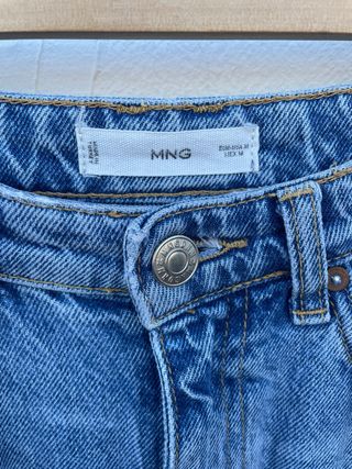 Falda midi vaquera Mango