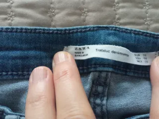 Pantalón vaquero Zara azul