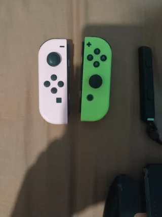 Par Joy-Con Nintendo Switch (Rosa y Verde)