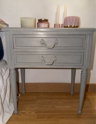 2 Mesitas de noche madera restauradas