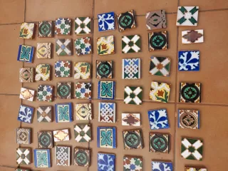 Lote de azulejos antiguos Alambrillas