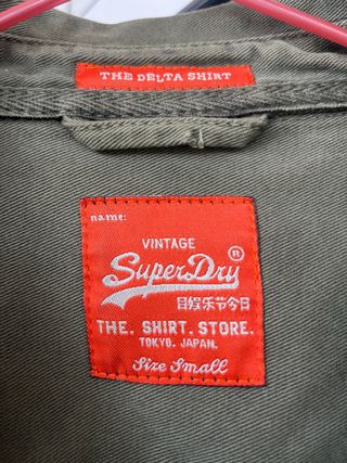 Camisa militar Superdry verde