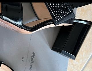 Sandali Melluso neri tacco 37