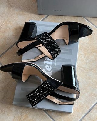 Sandali Melluso neri tacco 37