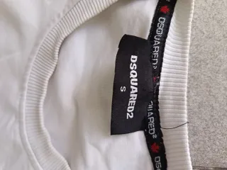 Felpa Dsquared2 bianca con logo