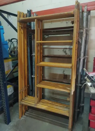 Andamios metálicos usados