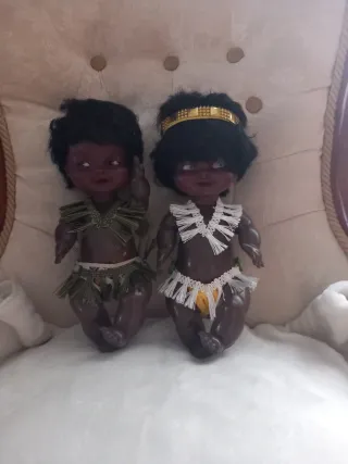 Pareja Muñecos Famosa Étnicos