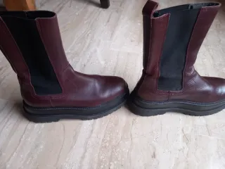 Botas de piel Mango talla 40