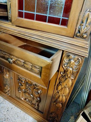 Mueble Salón Madera Castellano