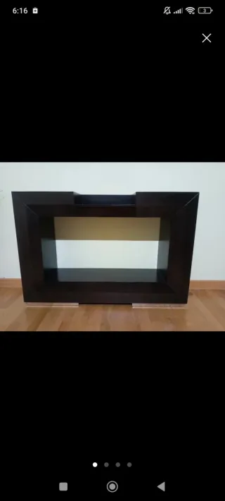 Mueble de entrada madera wengue