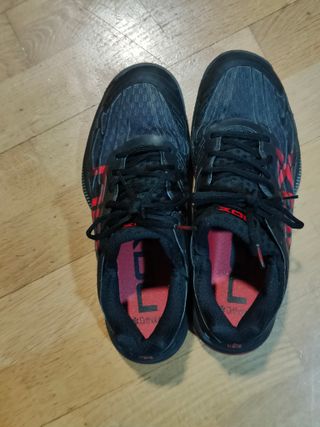 Zapatillas pádel Nox AT10 Lux negras y rojas