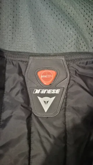 Chaqueta Dainese Moto Piel Negra