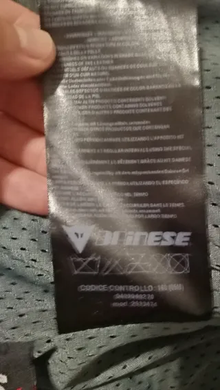 Chaqueta Dainese Moto Piel Negra