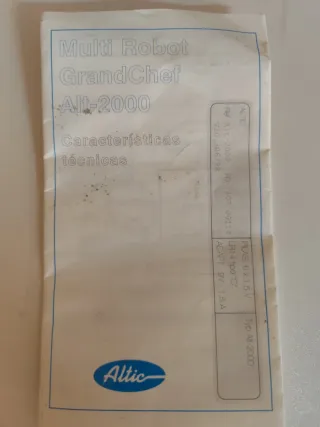 Robot de cocina Grand Chef 2000