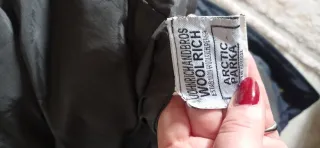 Giubbotto Woolrich blu con cappuccio