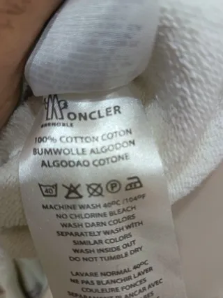 Felpa Moncler bianca