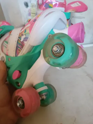 Patines infantiles unicornio talla ajustable