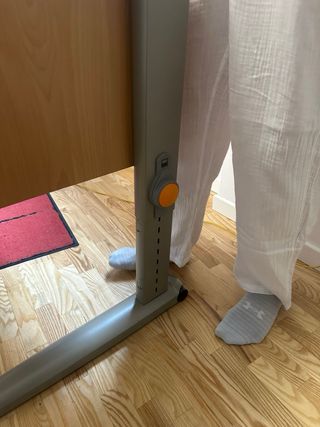 Mesa de escritorio madera y metal