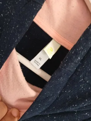 Sudadera Adidas XL Mujer Azul Rosa