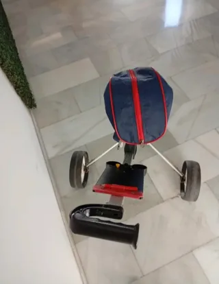 Bolsa de golf y carrito