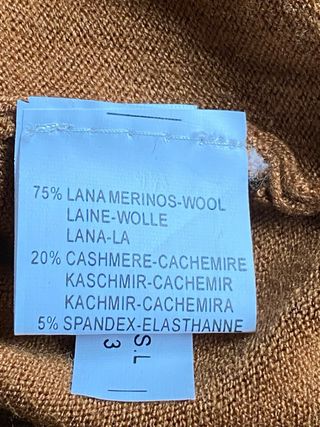 Cárdigan Eva Rosa Lana Merino Cachemira