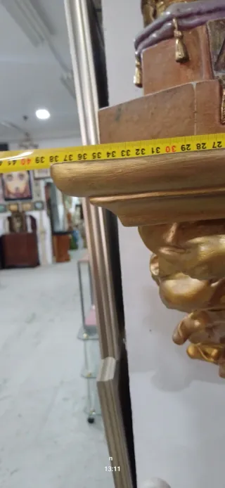 Sagrado Corazón de Jesús antiguo 102 cm