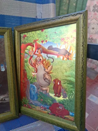 Quadri Disney: Il Re Leone, Pocahontas, Giungla