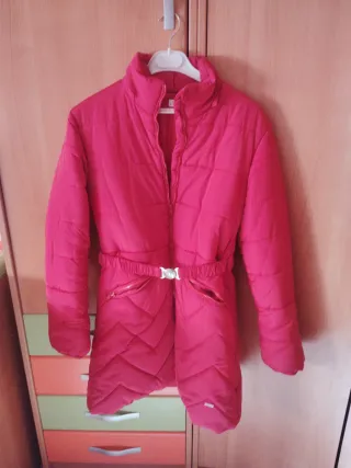 Abrigo bomber niña cinturón elástico talla 16 años
