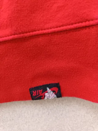 Felpa Nike Jordan 10/12 anni rossa