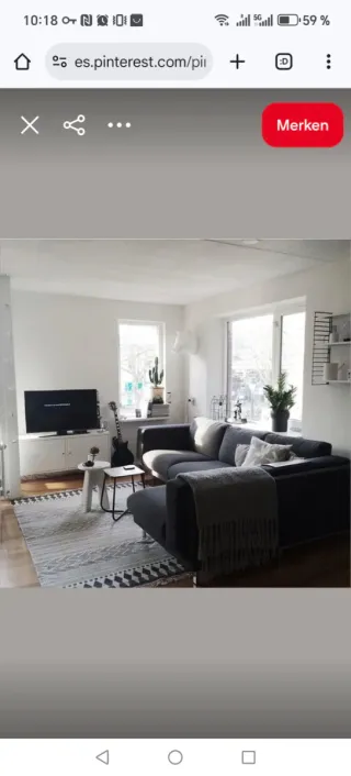 Funda Sofá 2 + Diván. Nockeby Ikea Gris Tela