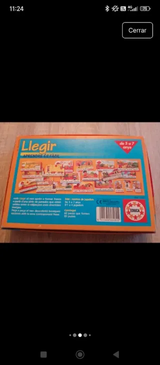 Puzzle Lògic per aprendre a llegir