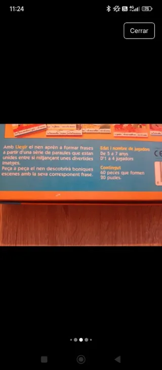 Puzzle Lògic per aprendre a llegir