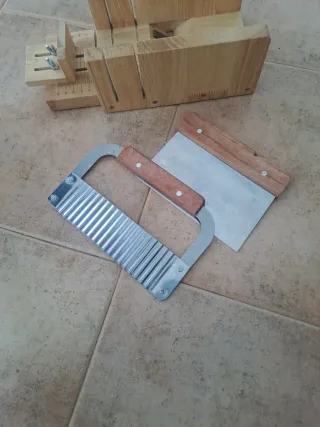 Cortadora de jabón de madera