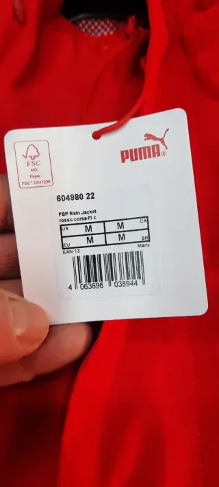 Giubbino Puma Ferrari Uomo Rosso