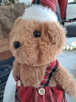 Orsetto peluche natalizio con cappello eurospin