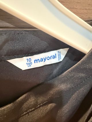 Vestido negro niña talla 10