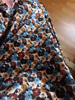 Abito in velluto fantasia