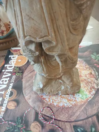 Antigua Estatuilla Virgen María