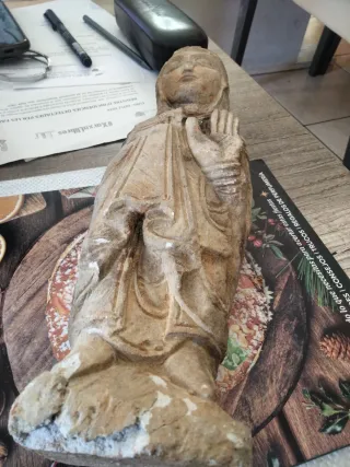 Antigua Estatuilla Virgen María