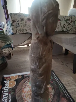 Antigua Estatuilla Virgen María