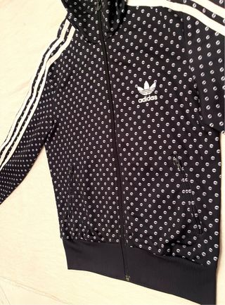 Giacca Adidas KissLips AllOver Nera tg IT42/F38