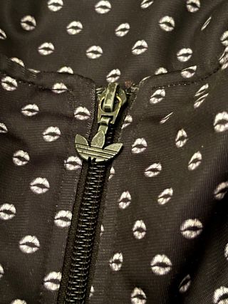 Giacca Adidas KissLips AllOver Nera tg IT42/F38