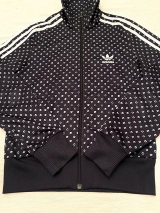 Giacca Adidas KissLips AllOver Nera tg IT42/F38